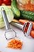 Brieftons Julienne Peeler/Cutter/Slicer: Serrated Stainless Steel Fruit/Vegetable Peeler & Julienne Slicer