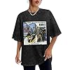 SIMOROL Retro Washed Fashion T Shirt for Men Women Heaven 17 Penthouse and Pavements Album 80's Antique Wash Unisex T-Shirts Black 3XL #1