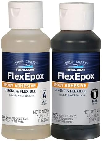 TotalBoat FlexEpox Flexible Epoxy Glue Adhesive - 8 oz