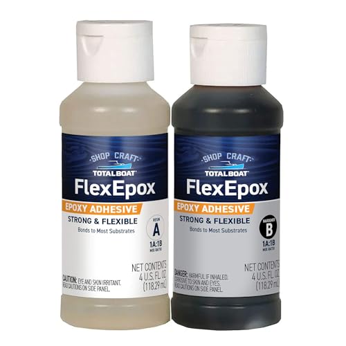 TotalBoat FlexEpox Flexible Epoxy Adhesive (8 Ounce)