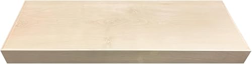 Miniatura 11 de Rok Hardware - Estante flotante de cocina de una sola pieza, 24 pulgadas (24.016 in) de largo x 10 pulgadas (10.000 in) de profundidad, montado en