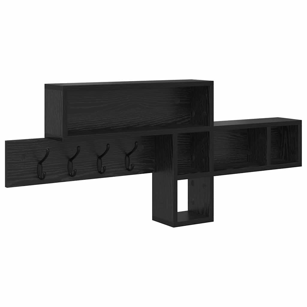 Appendiabiti da parete con ripiano, 100 x 12 x 43,5 cm, colore