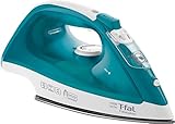 T-fal FV1565U0 Fastglide Non-Stick and Scratch Resistant Durilium Ceramic Soleplate Steam Iron with Anti-Drip and Auto-off System, 1550-Watt, Turquoise