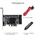 MZHOU PCIe SATA Controller Card 10 Port with 10 SATA Cables and Low Profile Bracket - 6Gbps 3.0 PCIe Card,Support 10 Port 3.0 Devices