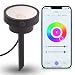 Produktbild Ceylee®-C-01-Pflanzenstrahler innen-Smart Home-indirekte Beleuchtung-RGBW-LED Spot dimmbar-schwarz-inkl. 2m Kabel mit Stecker-4 Watt-Energieeffizienzklasse A+