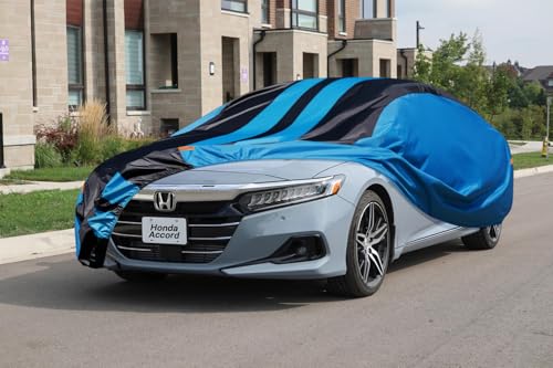 Image of Kaugung Car Cover Waterproof Custom Fit Honda Accord (1990-2025), Full Exterior Cover for Automobiles Lightweight Resistant Outdoor Sun UV Rain Dust Snow Wind Protection.