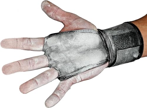 JerkFit WODies 3-Loch-Gymnastikgriffe - Latexfreie, elastische Gymnastik-Handgriffe für Cross-Training, WODs, Gewichtheben - Workout-Griffe für Männer und Frauen zum Schutz der Handflächen