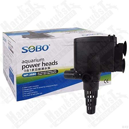Sobo WP-3880 Aquarium Submersible Pump [ AC 220-240V 50/60Hz 35W H.MAX:1.8M F.MAX:2500L/HR ] - Central Fish Aquarium (B08S3GXR9G) Amazon Price History, Amazon Price Tracker