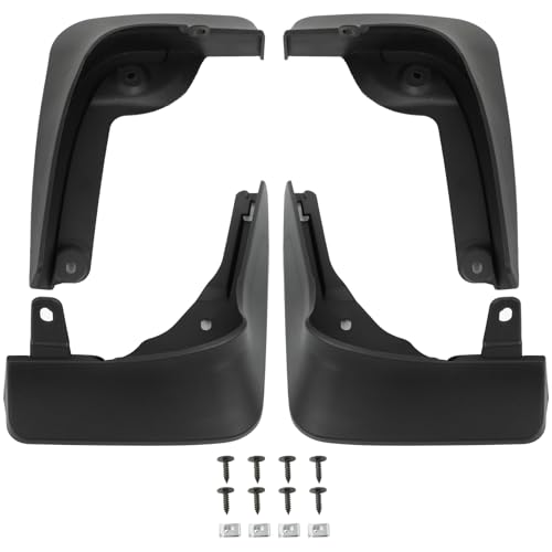 Image of ECCPP Mudguard Splash Guards Front & Rear 2024-2025 For Mercedes-Benz E450 3.0L Mud Flaps Set of 4 Flexible and Bendable Mud Flaps Splash
