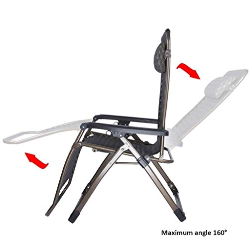Chaise zero gravite pliante et lit de soleil pour sieste maison - 5
