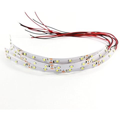 Evemodel Tira de LED Blanco Cálido Precableada Autoadhesiva Cover