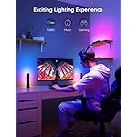 Govee Smart LED Light Bars, Work with Alexa and Google Assistant, RGBICWW WiFi TV Backlights with Scene and Music Modes for Gaming, Pictures, PC, Room Decoration - Image 2