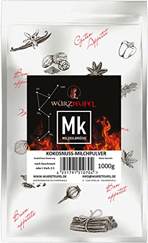Preisvergleich Produktbild Kokosnussmilchpulver, Kokosmilch, Kokosnuss - Milchpulver, Kokosnussmilch sprühgetrocknet. Beutel 1000g. (1KG).