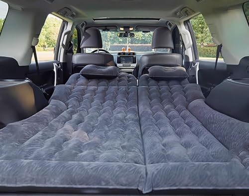 Car Mattress for Lexus is I Sportcross 2001 2002 2003 2004 2005, Car Air Mattress Inflatable Bed Portable Foldable with Pillow Thickened and Flocked Car Accessories,Black image 5