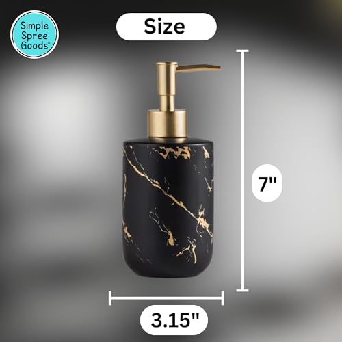 Simple Spree Goods 00197644749546 Marble Ceramic Soap Dispenser thumb #3