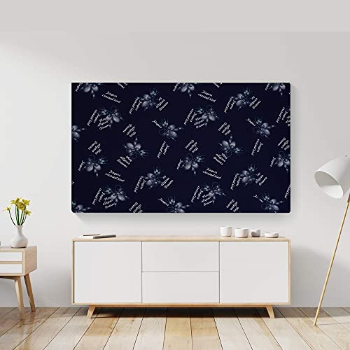 Image of Glassiano Marigold Dustproof Printed 49 inch LED TV Cover Screen Protector Compatible for All Models, Print 35