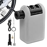 Tragbare Fahrradpumpe, elektrischer Mini-Kompressor für Reifen – elektrische Luftpumpe für – ideal für Fahrrad, Motorrad, Bälle, Reisen, Outdoor, Pendeln