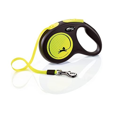 Flexi Neon Tape Yellow Retractable Dog Lead Cover