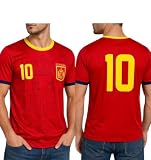 JYC CREATIVE Camiseta de Deporte y Fútbol, para Deporte, Regalo para hombre y mujer (ESPAÑA, XL)