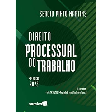 Capa do livro Direito Processual do Trabalho - 45ª edição 2023