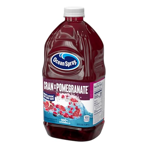 Image of Ocean Spray Cran-Pomegranate Cranberry Pomegranate Juice Drink, 64 Fl Oz Bottle (Pack of 8)