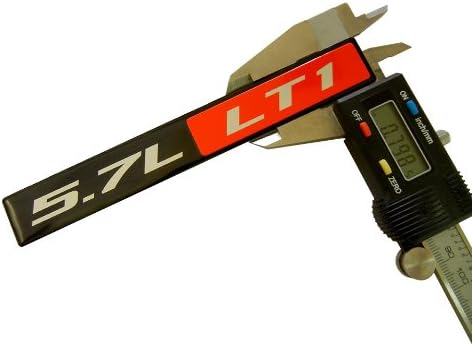 Miniatura 4 de Placa de identificación para capó de motor de aluminio real de 5.7 L, LT1, compatible con Chevy Corvette C4 Buick Camaro Pontiac Trans AM Caprice SS