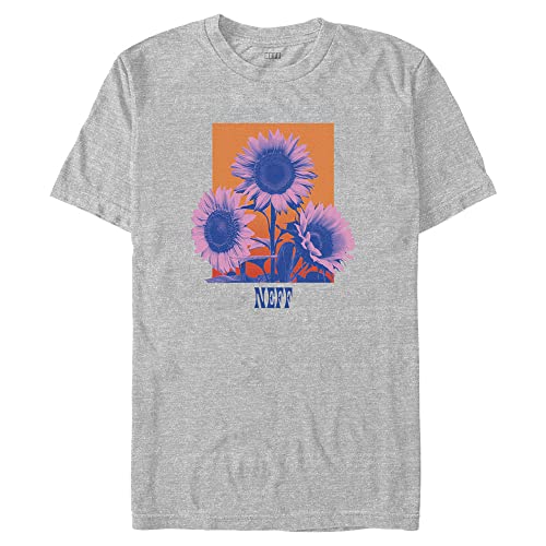 T-shirt manches courtes homme NEFF Sunflower col rond coton léger
