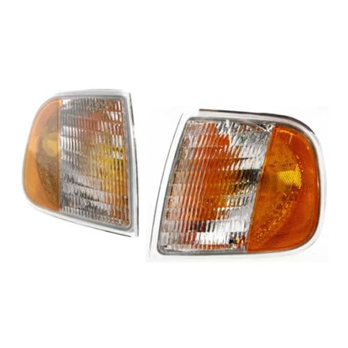 CarLights360: For 1997-2003 Ford F-150 Turn Signal/Parking Light Assembly Driver and Passenger Side Pair CAPA Certified | FO2550118 FO2551118