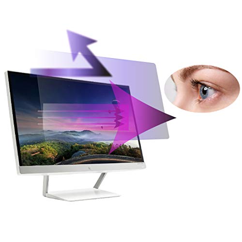 Premium Anti Blue Light and Anti Glare Screen Protector (2 Pack) for 19 inches Monitor with Aspect Ratio 16:10. Easy and Bubble Free Installation