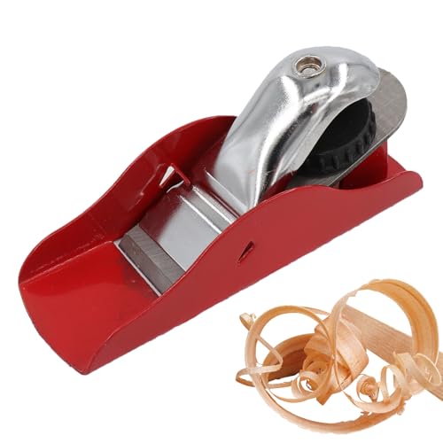 Plano de Carpintería Manual de Acero – Mini Cepillo de Madera Ajustable, Herramienta Compacta para Trabajos de Carpintería, Recortar, Cepillar y Pulir, Ideal para Artesanos y Aficionados al DIY ﻿ ﻿