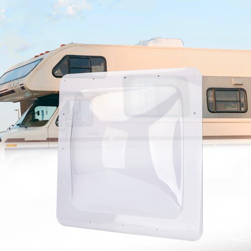 Image of RVGUARD RV Skylight Replacement, 18 inch x 18 inch Outer Dimension Skylight Fits All Standard 14 inch x 14 inch Openings, RV Skylight for Camper Trailer Fifth Wheel Truck, UV Resistant, Impact Resistant, Clear