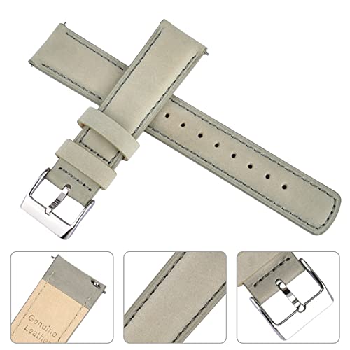 Image of Ritche Christmas Gift Quick Release Leather Watch Bands Genuine Watch Straps for Men Women Top Grain Leather Watch Strap, White Elephant Gifts, Stocking Stuffers for Men, Father's Day gifts