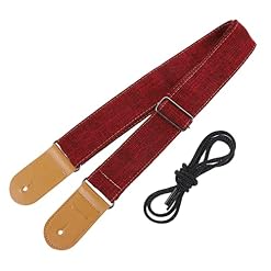 Milisten Sangle Sangles Basse Avec Épaule Et Acoustique Fournitures Pour Accessoires Guitares Coton Extrémités Guitare… - Les Beatles, Paul McCartney, John Lennon, RIngo Starr, George Harrison