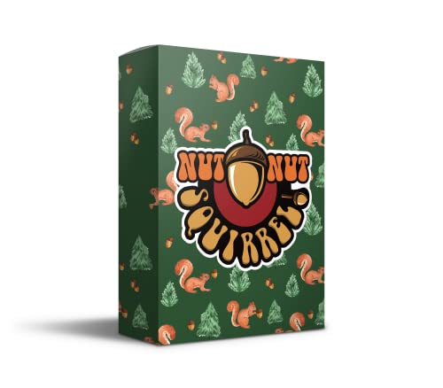 nut nut Squirrel! - Fun Card Game for Kids & Families. Outsmart Your Opponents and Keep Those Squirrels from Stealing Your Stash | 2-6 Players | Ages 4+ | 3 Levels of Play | Mom's Choice Awards Winner