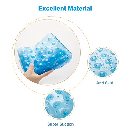 Amazerbath HQQ-17-02 Bathtub Mat Non Slip, Bath Mat For Tub 40 X 16 Inches Full Size, Non Slip Shower Mats With Suction Cups And Drain Holes, Bath Tub Mats For Elderly & Kids thumb #2