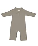 Unisex Baby Fleece Collared Jumpsuit&comma; Easy Diaper Change Zipper&comma; Comfortable and Stylish for Toddlers and Infants