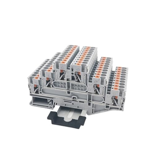 Bloque de terminales PT 2,5-3L azul de 3 niveles para carril DIN, pack de 50 unidades 2
