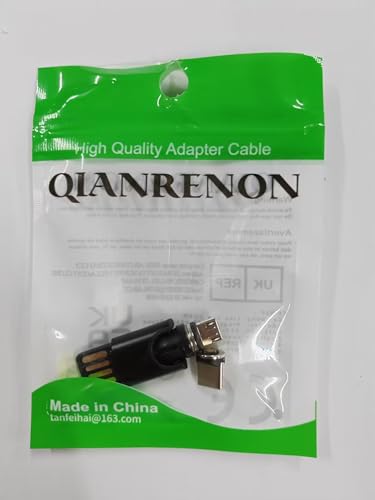 QIANRENON Micro USB USB C 2 in 1 Magnetico