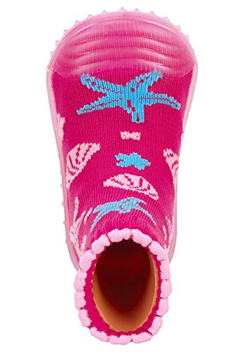 Sterntaler Adventure-Socks Sealife Pantofole A Calzino, Magenta, 28 Bambina - 7