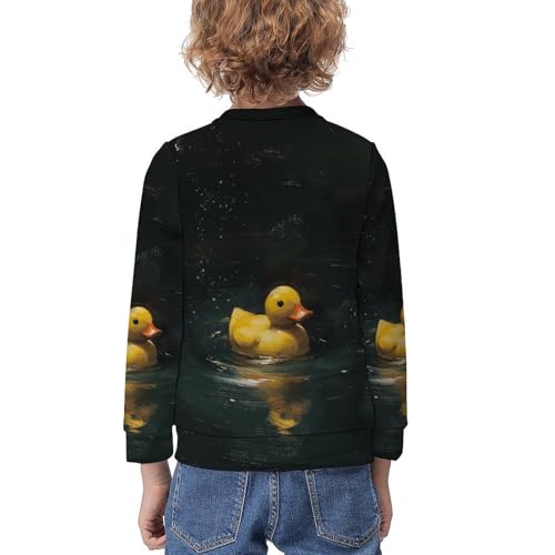 Rubber DuckChildren's Casual Pullover Sweatshirt Loose Fit7-9Y2