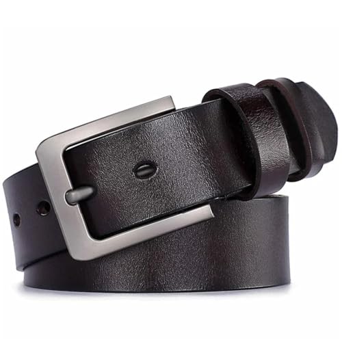 Men's Genuine Leather Belts Fashion Pin Buckle Belts 130 140 150 160 170Cm Long Size Belt3