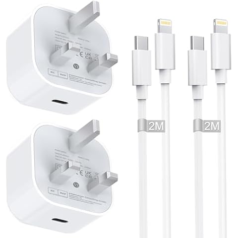Poukey 20W Fast Charger with 2M Cable Cover