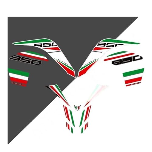 Protège réservoir moto pour Multistrada 950 S kit autocollants et protection carénage