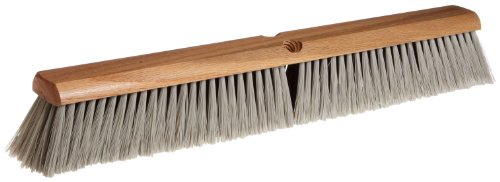 Magnolia Brush 3524LH 24-Inch Brown Plastic and Silver Flagged Tip Floor Brush