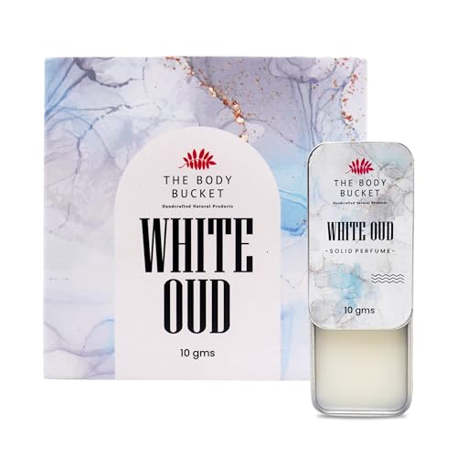 The Body Bucket Combo of White Oud & Fresh Buds Solid Perfume- 10 Gms each | Alcohol Free- Pocket Friendly & Easy to Apply, Non-Greasy Cologne Balm | Unisex Gifting Collection