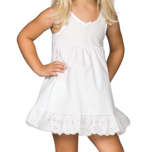 I.C. Collections Little Girls White Slip Above the Knee3