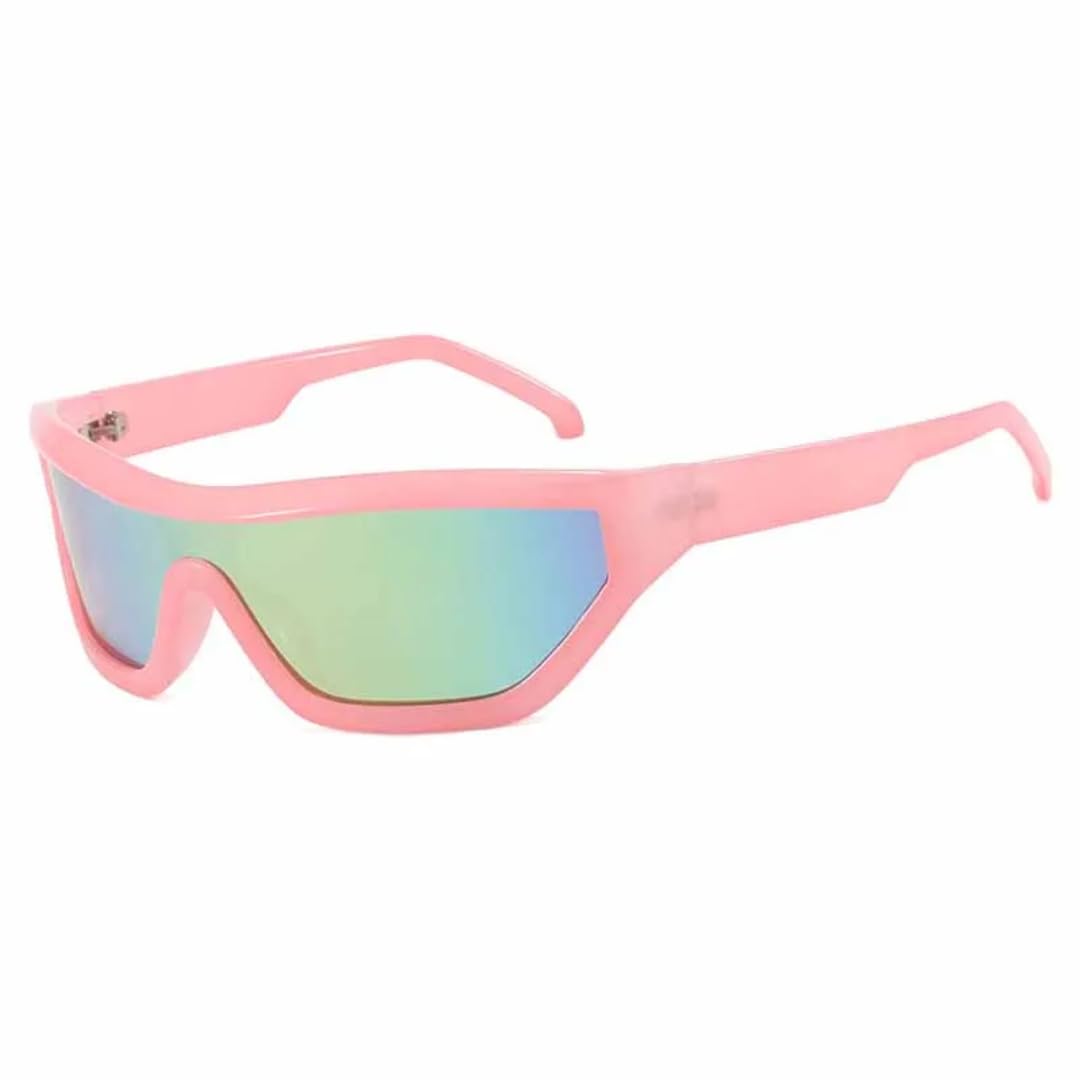 Lunettes de cyclisme roses UV400 pour protéger vos yeux du soleil avec style - 7