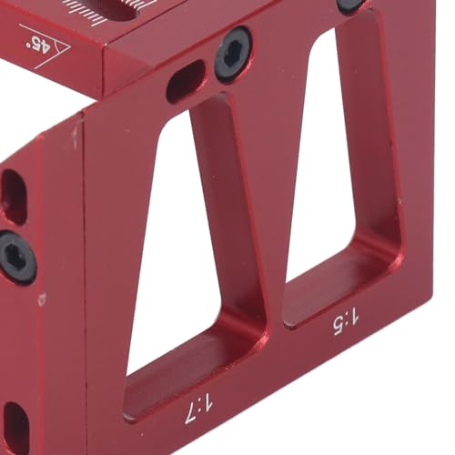 Regla medidora multiángulo 3D de aleación de aluminio miniatura 4