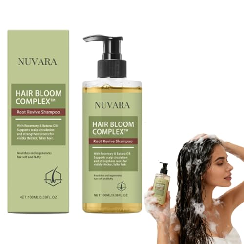 nuvara Root Revival Shampoo Volumizing Shampoo Thinning Hair Volumizing for Fine Hair Strengthening for Damaged Hair (1 pcs)