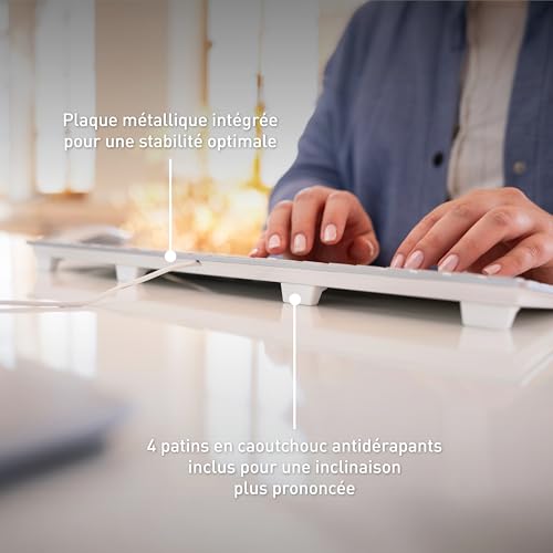 Clavier CHERRY KC 6000 Slim avec touches silencieuses et marquage durable - 5